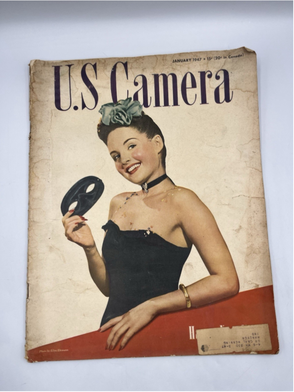 VINTAG 1947 JANUARY U.S. CAMERA MAGAZINE NICE PHOTOS, ARTICLES & ADS ST 1859